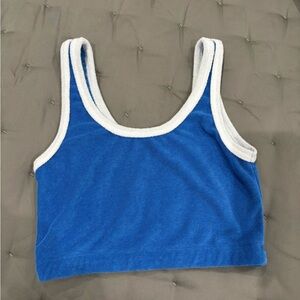 Katie J NYC cropped terry tank